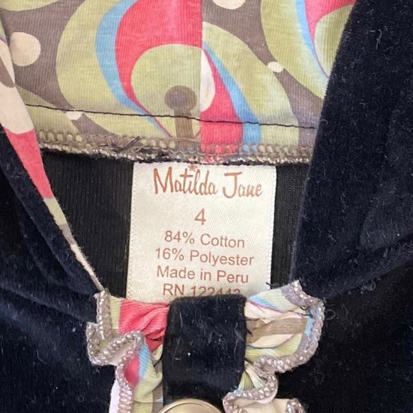 Matilda Jane black hooded dress 4 - Picture 9 of 9